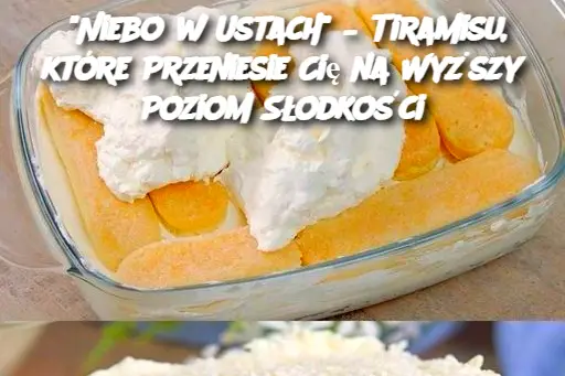 "Niebo w Ustach" – Tiramisu, które Przeniesie Cię na Wyższy Poziom Słodkości