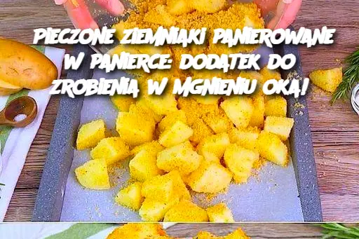 Pieczone ziemniaki panierowane w panierce: dodatek do zrobienia w mgnieniu oka!