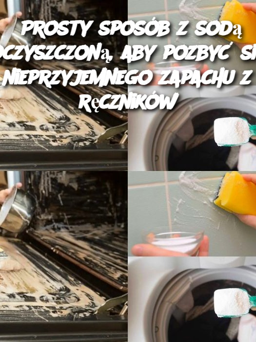 Prosty sposób z sodą oczyszczoną, aby pozbyć się nieprzyjemnego zapachu z ręczników