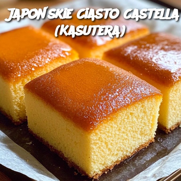 Japońskie Ciasto Castella (Kasutera)