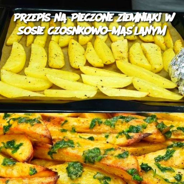 Przepis na Pieczone Ziemniaki w Sosie Czosnkowo-Maślanym