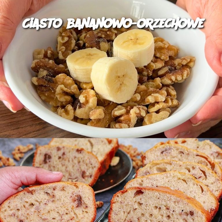 Ciasto bananowo-orzechowe