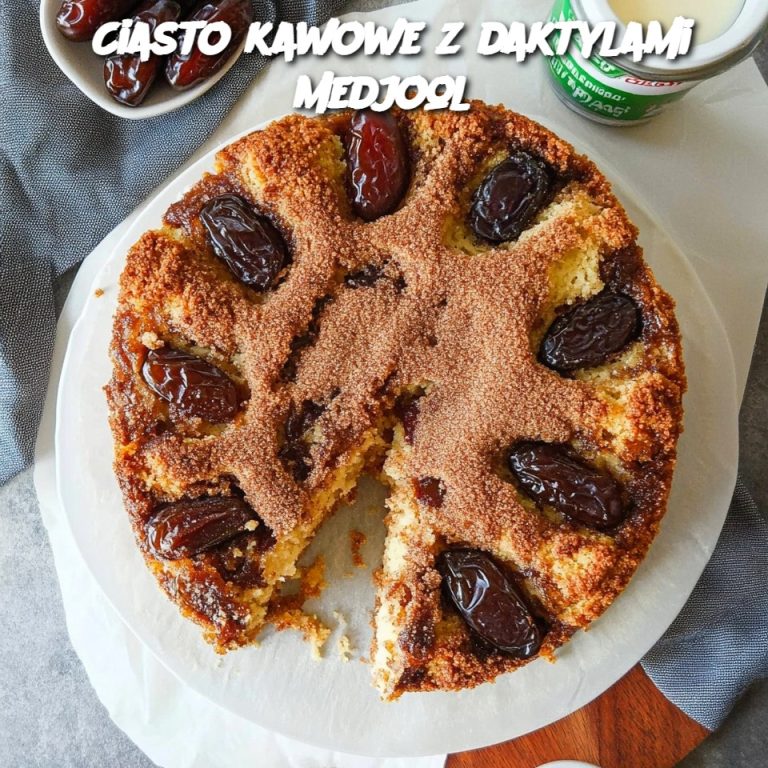 Ciasto kawowe z daktylami Medjool