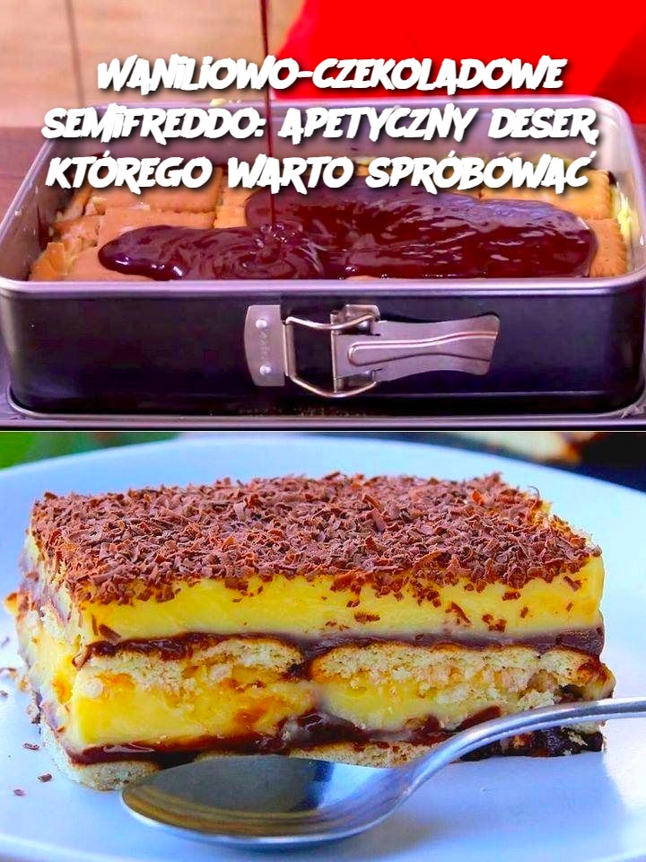 Waniliowo-czekoladowe semifreddo: apetyczny deser, którego warto spróbować