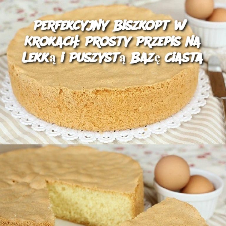 Perfekcyjny Biszkopt w 5 Krokach: Prosty Przepis na Lekką i Puszystą Bazę Ciasta