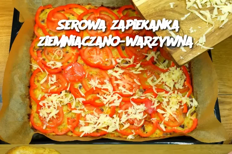 Serowa zapiekanka ziemniaczano-warzywna