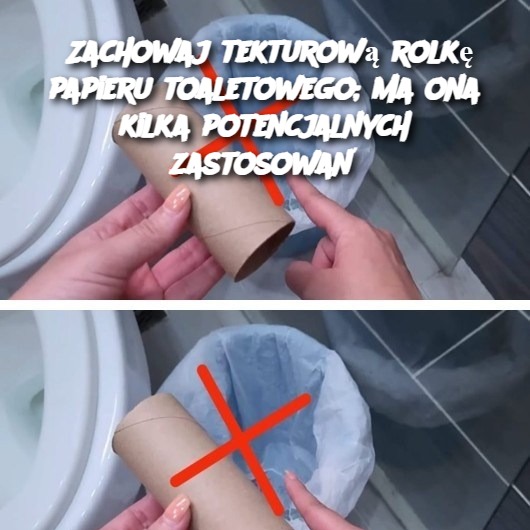 Zachowaj tekturową rolkę papieru toaletowego; ma ona kilka potencjalnych zastosowań