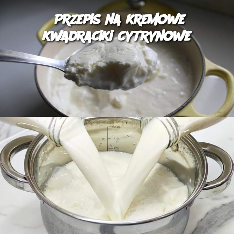 Przepis na kremowe kwadraciki cytrynowe