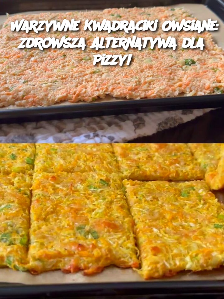 Warzywne Kwadraciki Owsiane: Zdrowsza Alternatywa dla Pizzy!