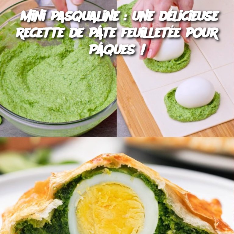 Mini pasqualine : une délicieuse recette de pâte feuilletée pour Pâques !