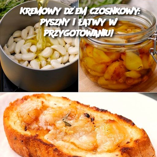 Kremowy dżem czosnkowy: pyszny i łatwy w przygotowaniu!