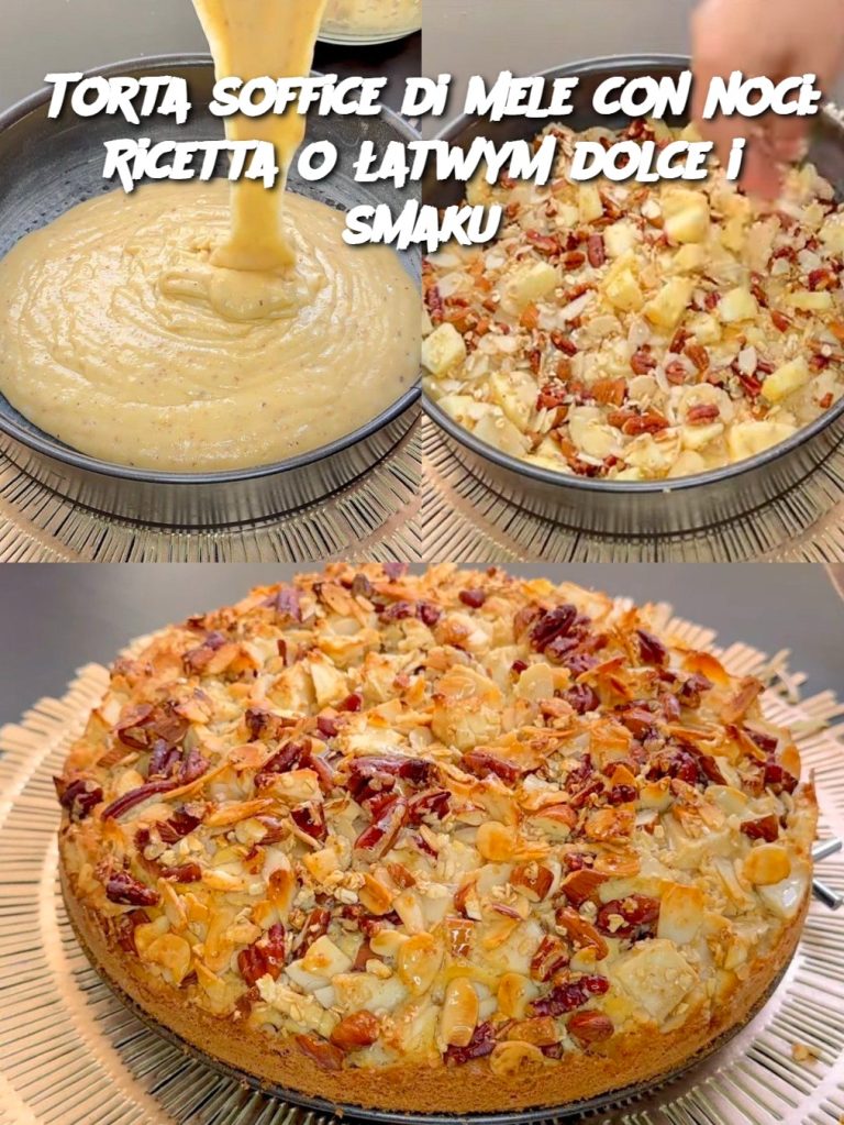 Torta soffice di mele con noci: Ricetta o łatwym dolce i smaku