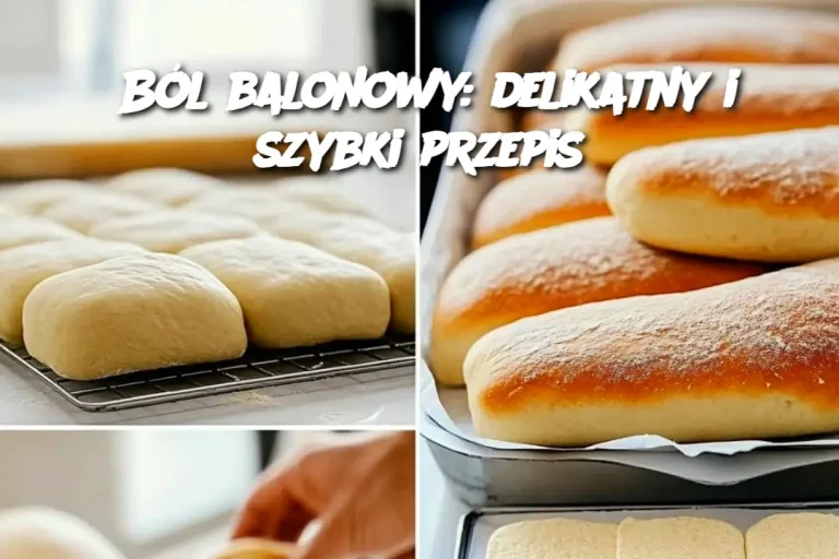 Ból balonowy: delikatny i szybki przepis