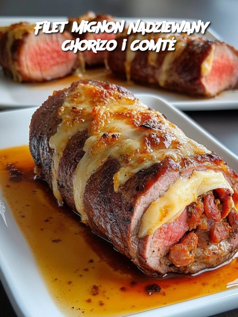 Filet Mignon Nadziewany Chorizo ​​i Comté