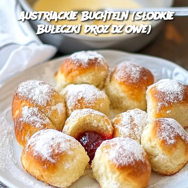 Austriackie Buchteln (Słodkie Bułeczki Drożdżowe)