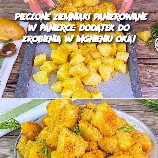 Pieczone ziemniaki panierowane w panierce: dodatek do zrobienia w mgnieniu oka!