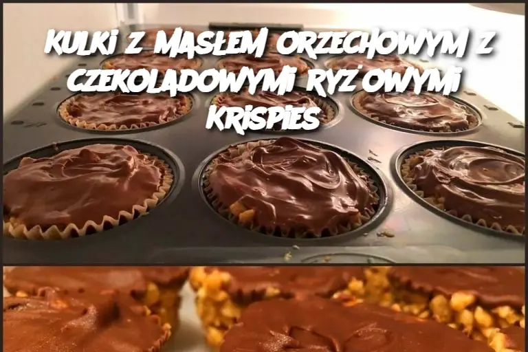 Kulki z masłem orzechowym z czekoladowymi ryżowymi Krispies