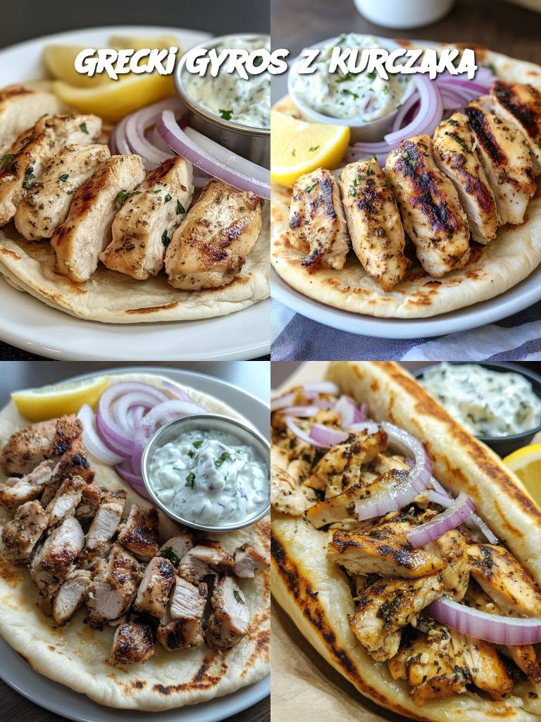 Grecki Gyros z Kurczaka