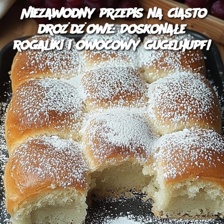 Niezawodny przepis na ciasto drożdżowe: Doskonałe rogaliki i owocowy gugelhupf!