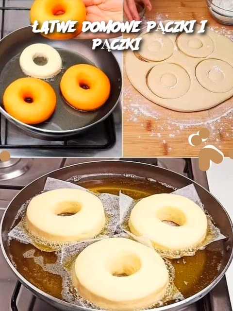 ŁATWE DOMOWE PĄCZKI I PĄCZKI