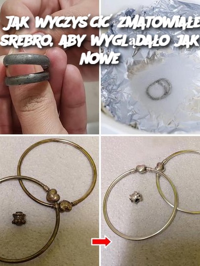 Jak wyczyścić zmatowiałe srebro, aby wyglądało jak nowe