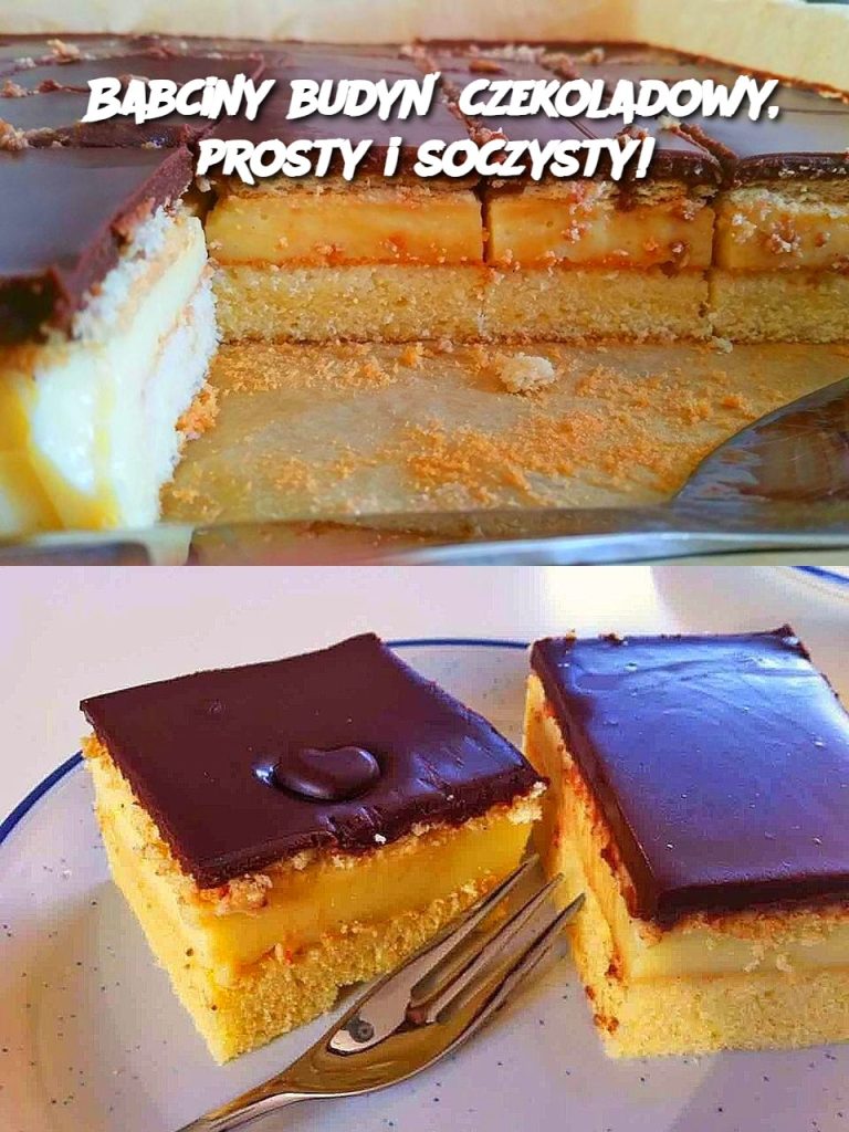 Babciny budyń czekoladowy, prosty i soczysty!