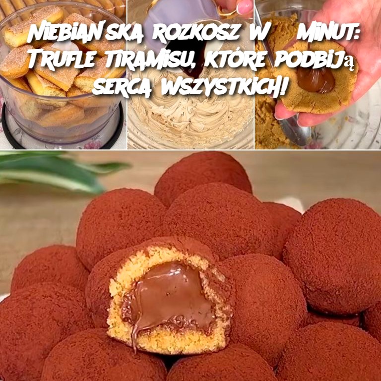 Niebiańska rozkosz w 5 minut: Trufle tiramisu, które podbiją serca wszystkich!