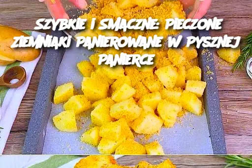 Szybkie i Smaczne: Pieczone Ziemniaki Panierowane w Pysznej Panierce