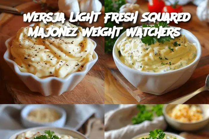 Wersja Light Fresh Squared Majonez Weight Watchers