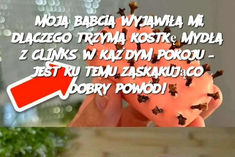 Moja babcia wyjawiła mi, dlaczego trzyma kostkę mydła z CLINKS w każdym pokoju – jest ku temu zaskakująco dobry powód!