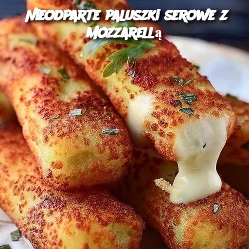 Nieodparte paluszki serowe z mozzarellą