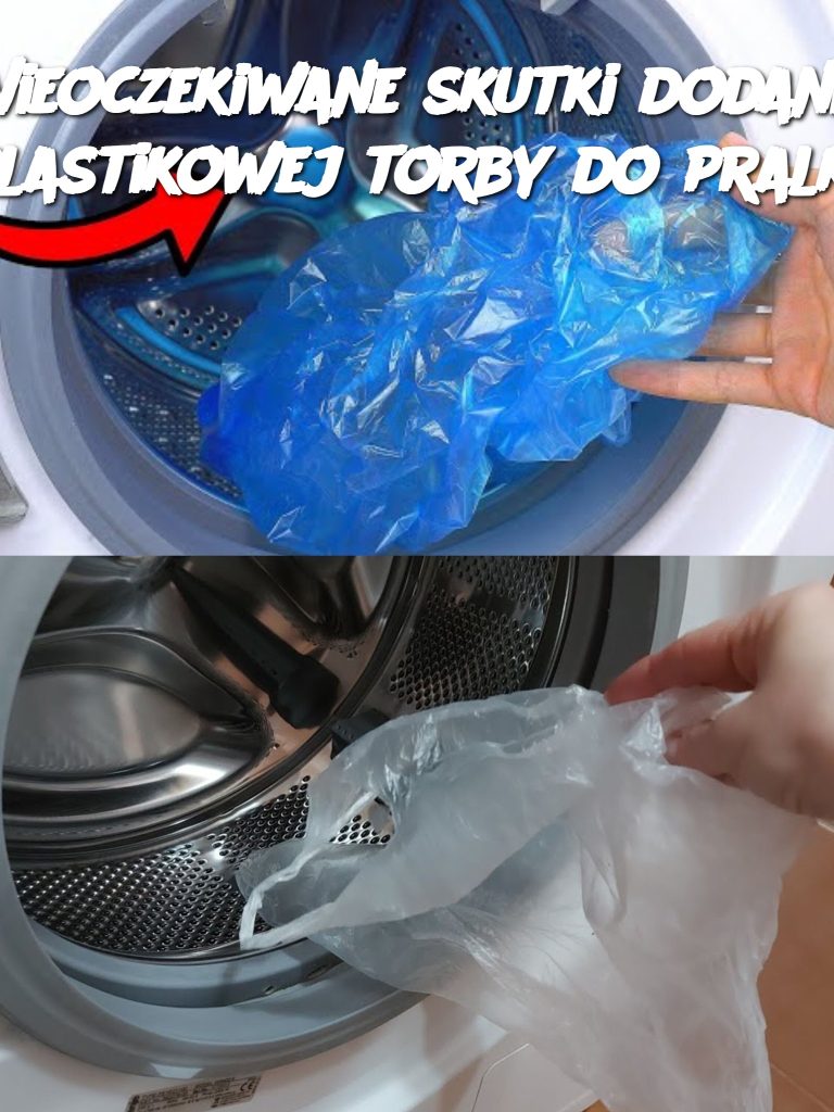 Nieoczekiwane skutki dodania plastikowej torby do pralki