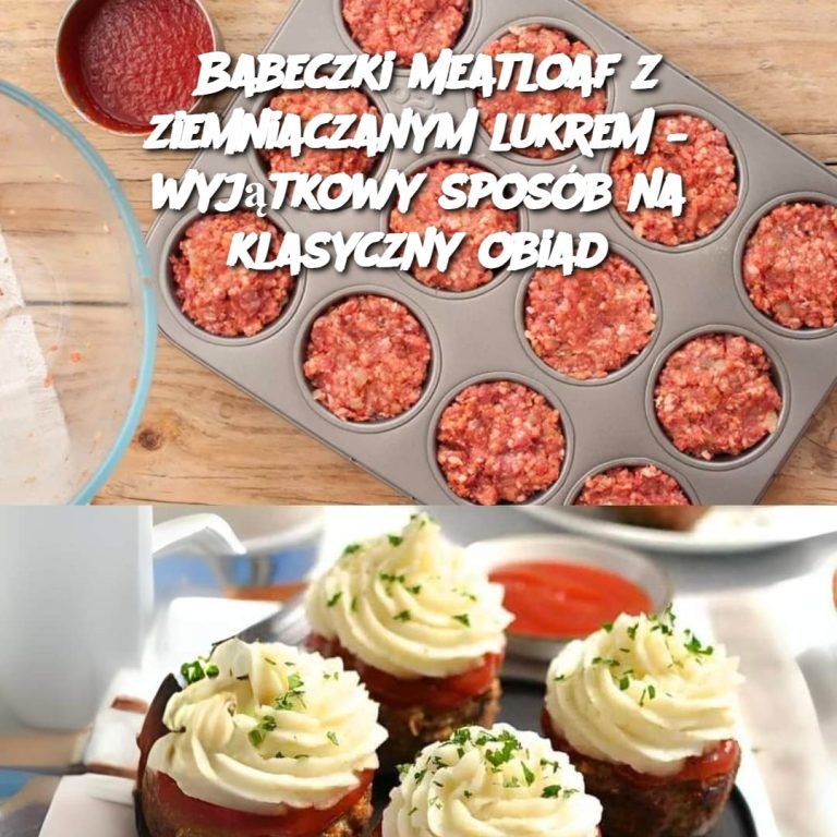 Babeczki Meatloaf z ziemniaczanym lukrem – wyjątkowy sposób na klasyczny obiad