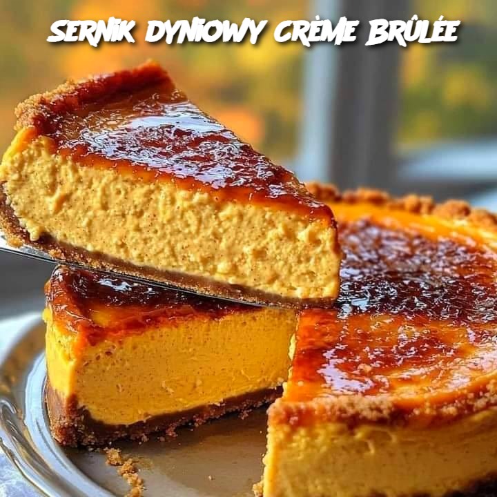 Sernik dyniowy Crème Brûlée