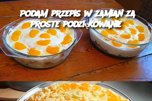 Podam przepis w zamian za proste podziękowanie