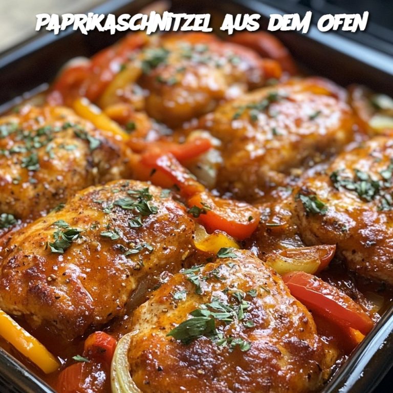 Paprikaschnitzel aus dem Ofen