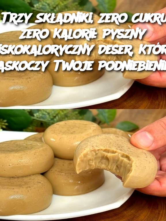 Trzy Składniki, Zero Cukru, Zero Kalorii: Pyszny Niskokaloryczny Deser, Który Zaskoczy Twoje Podniebienie!