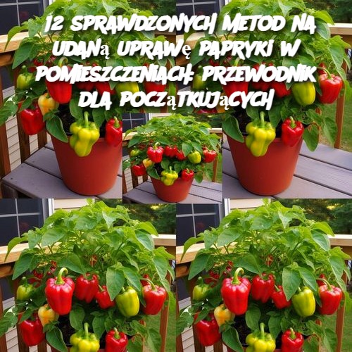 12 sprawdzonych metod na udaną uprawę papryki w pomieszczeniach: przewodnik dla początkujących