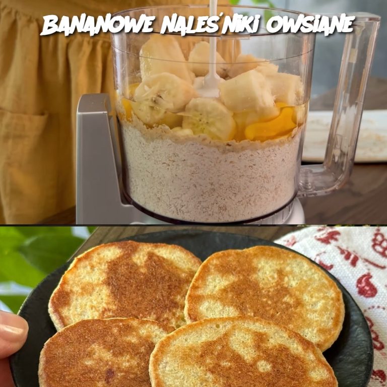 Bananowe naleśniki owsiane