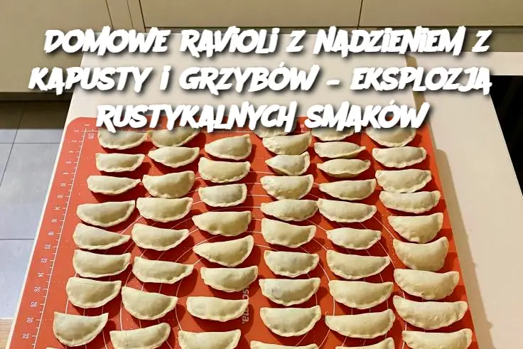 Domowe ravioli z nadzieniem z kapusty i grzybów – eksplozja rustykalnych smaków