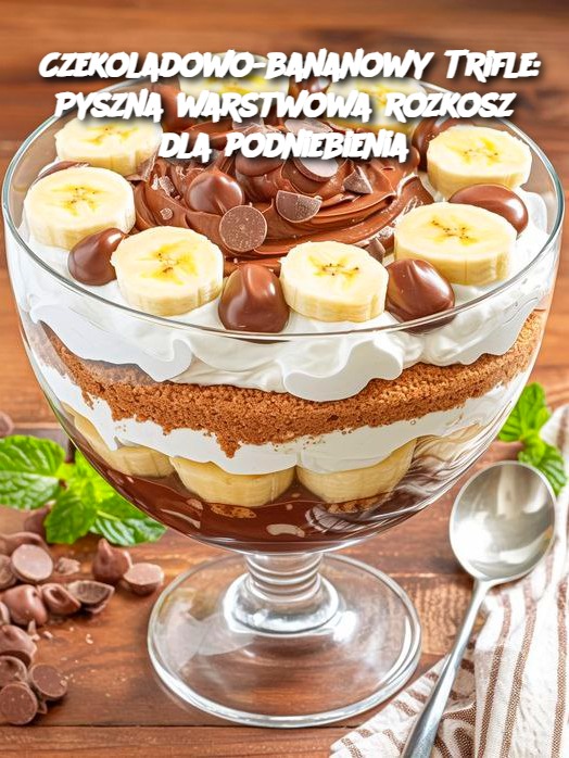 Czekoladowo-bananowy Trifle: Pyszna warstwowa rozkosz dla podniebienia