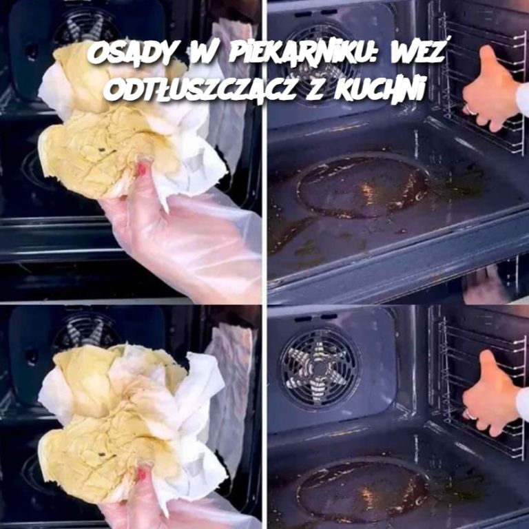 Osady w piekarniku: weź odtłuszczacz z kuchni