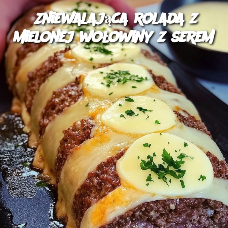 Zniewalająca rolada z mielonej wołowiny z serem