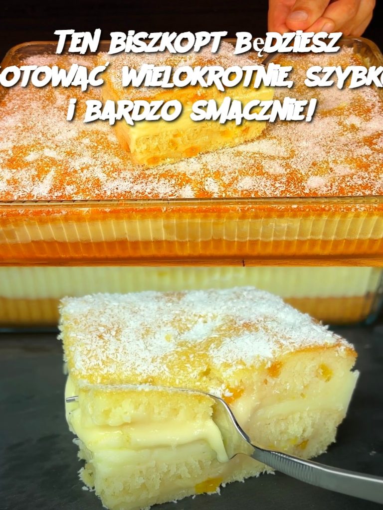 Ten biszkopt będziesz gotować wielokrotnie, szybko i bardzo smacznie!