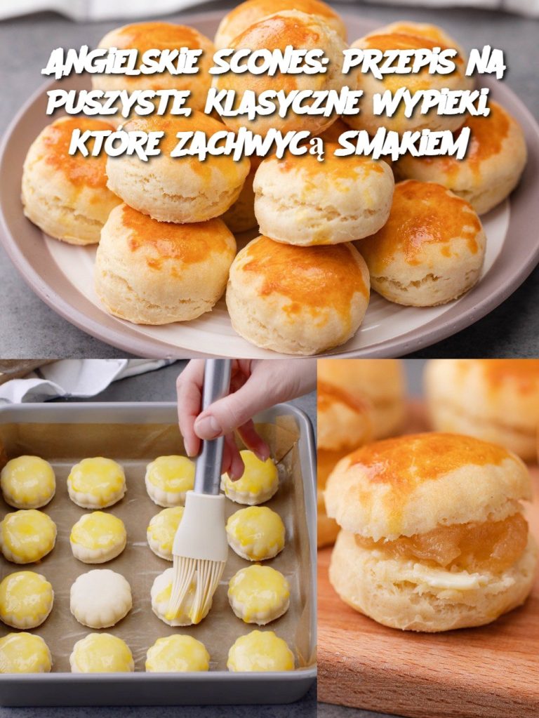 Angielskie Scones: Przepis na Puszyste, Klasyczne Wypieki, Które Zachwycą Smakiem