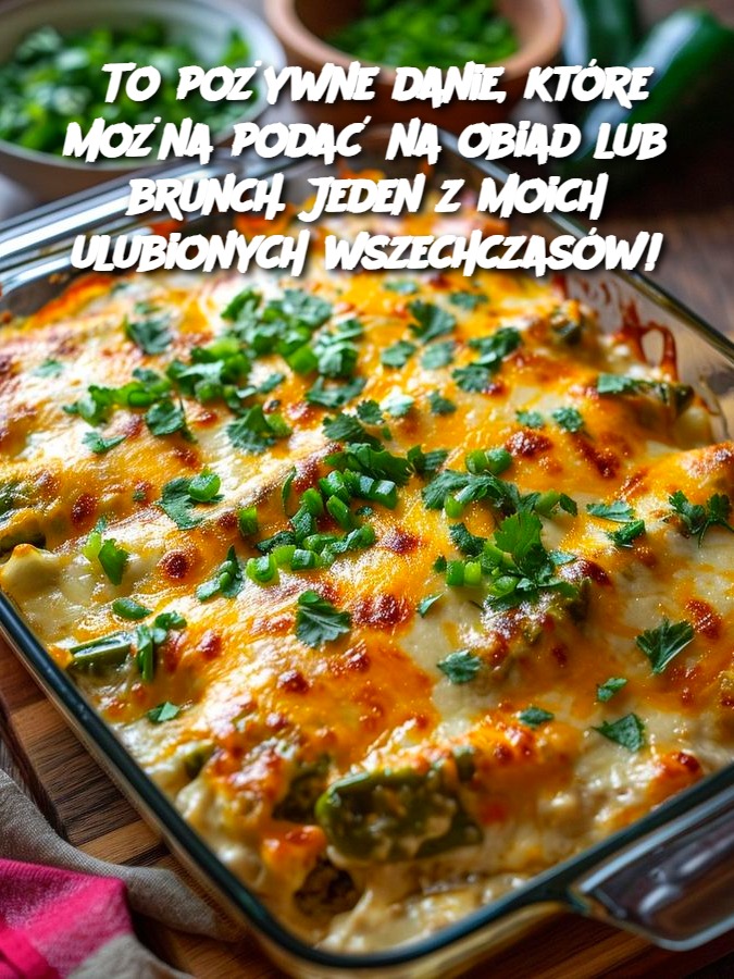 To pożywne danie, które można podać na obiad lub brunch. Jeden z moich ulubionych wszechczasów!