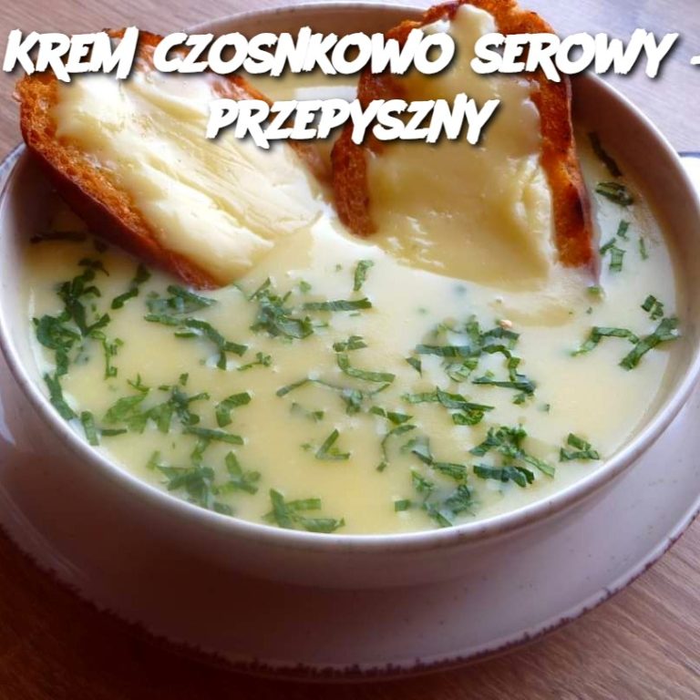 Krem czosnkowo serowy – przepyszny