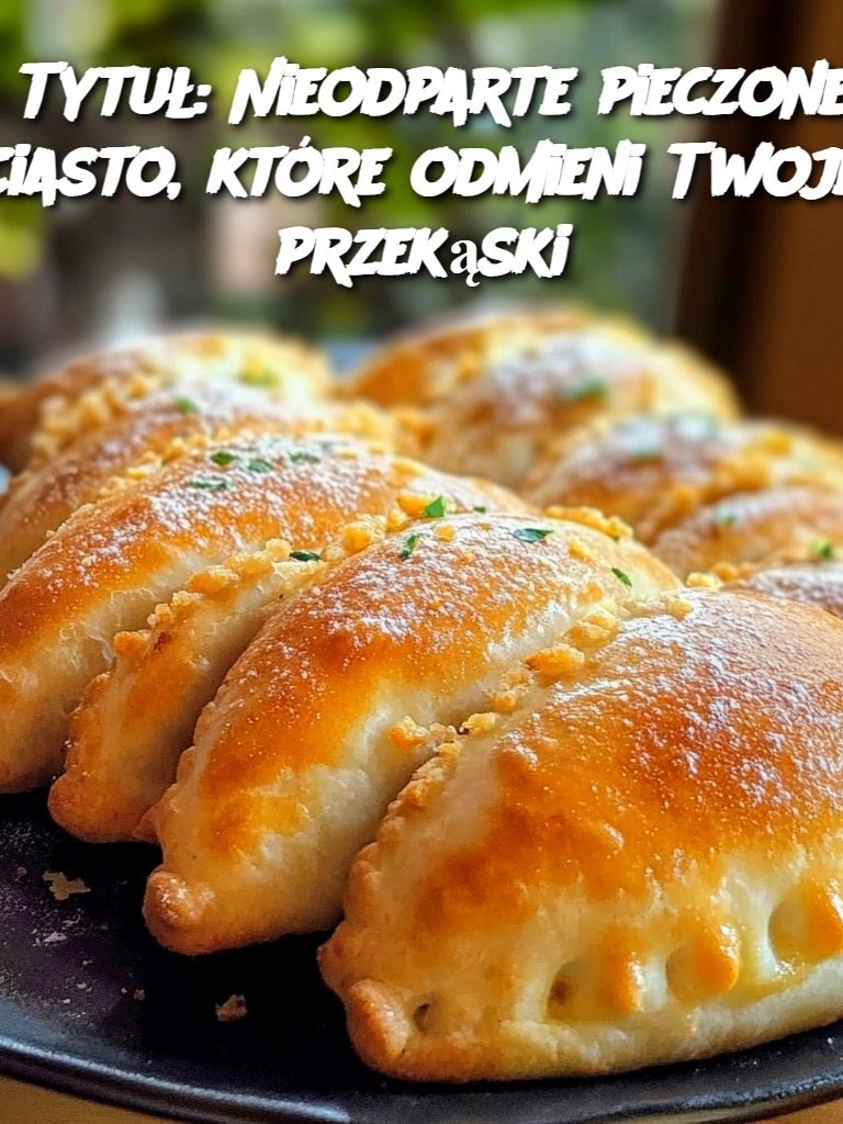 Tytuł: Nieodparte pieczone ciasto, które odmieni Twoje przekąski