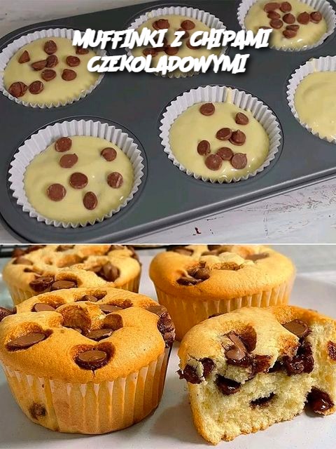 MUFFINKI Z CHIPAMI CZEKOLADOWYMI