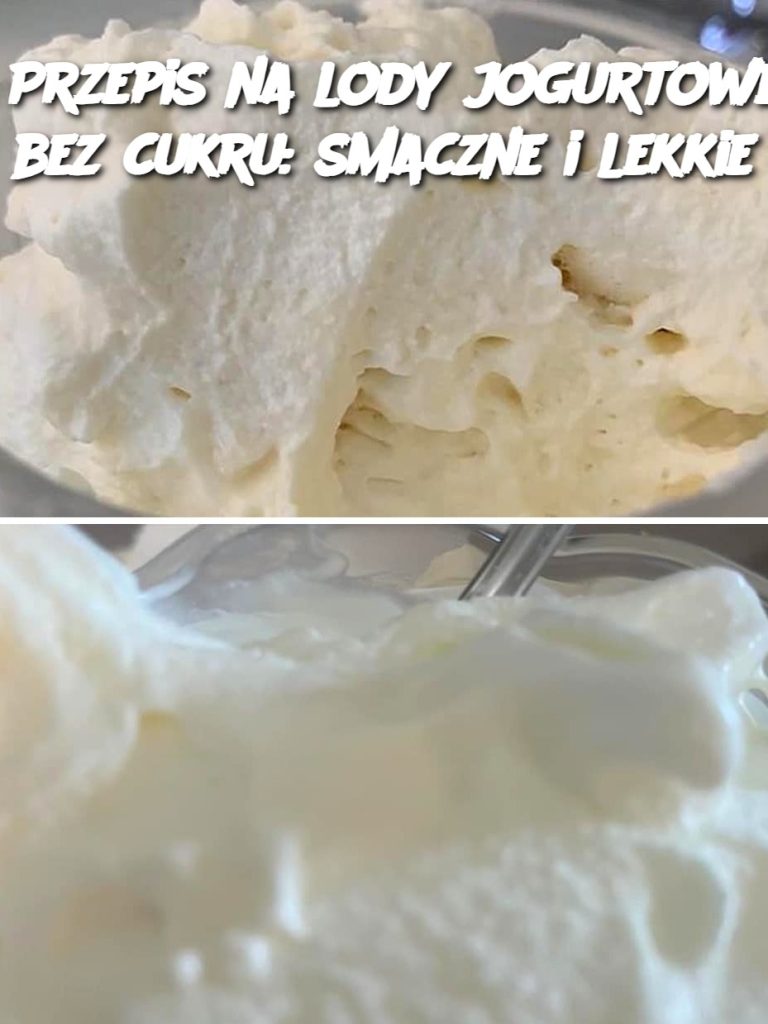 Przepis na lody jogurtowe bez cukru: smaczne i lekkie